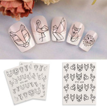 Vodonálepky na nechty STZ-653