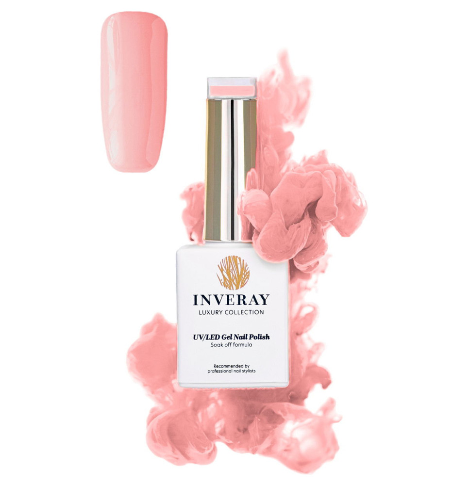Inveray UV/LED Gél lak N°123 Peachy Blossom 10ml
