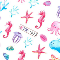 Vodonálepky s motívom SUMMER BN-1822