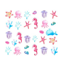 Vodonálepky s motívom SUMMER BN-1822