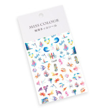 Nálepka na nechty morské vzory F649