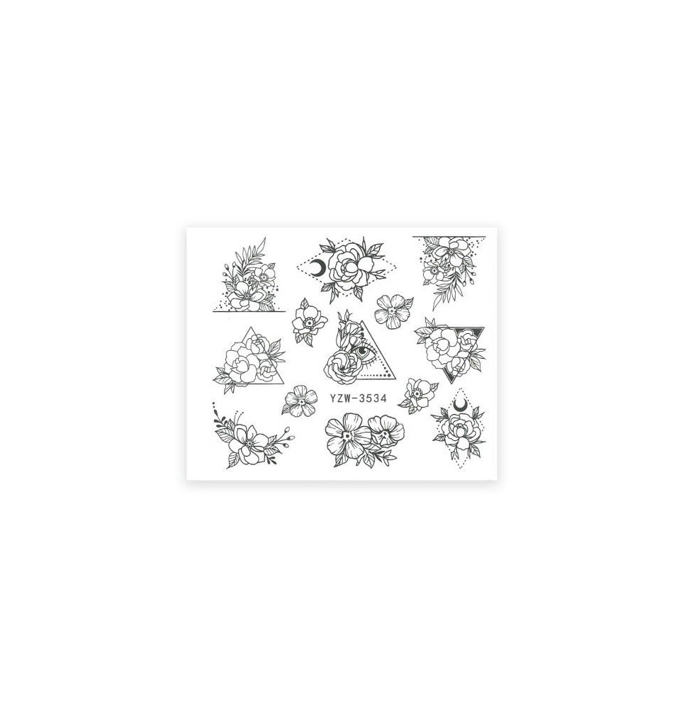 Vodonálepky na nechty YZW-3534