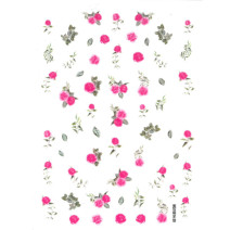 Nálepky na nechty veľké vzor - kvety 39