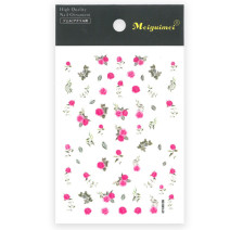 Nálepky na nechty veľké vzor - kvety 39