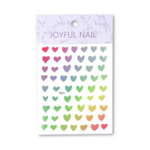 Nálepky na nechty srdiečka 1021