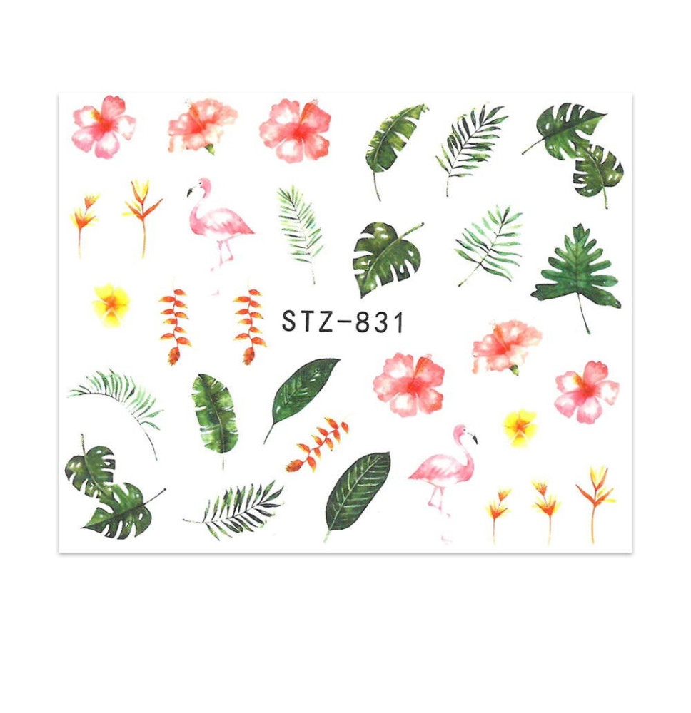 Vodonálepky s motívom plameniaka STZ-831