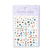 Vianočné nálepky na nechty 1210