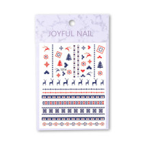 Vianočné nálepky na nechty 1214