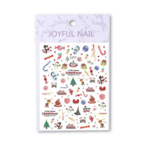 Vianočné nálepky na nechty 1217