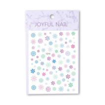 Vianočné nálepky na nechty Joyful 1213
