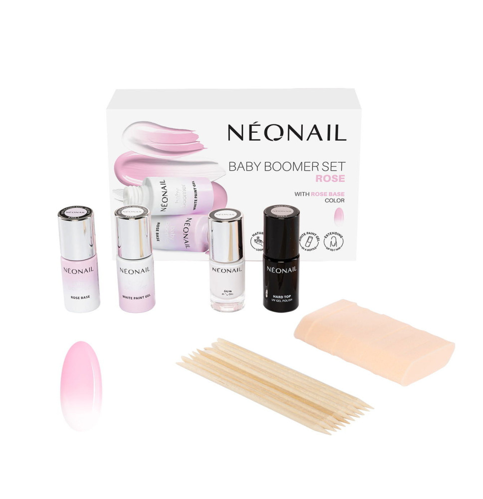 NeoNail BabyBoomer sada na nechty Rose