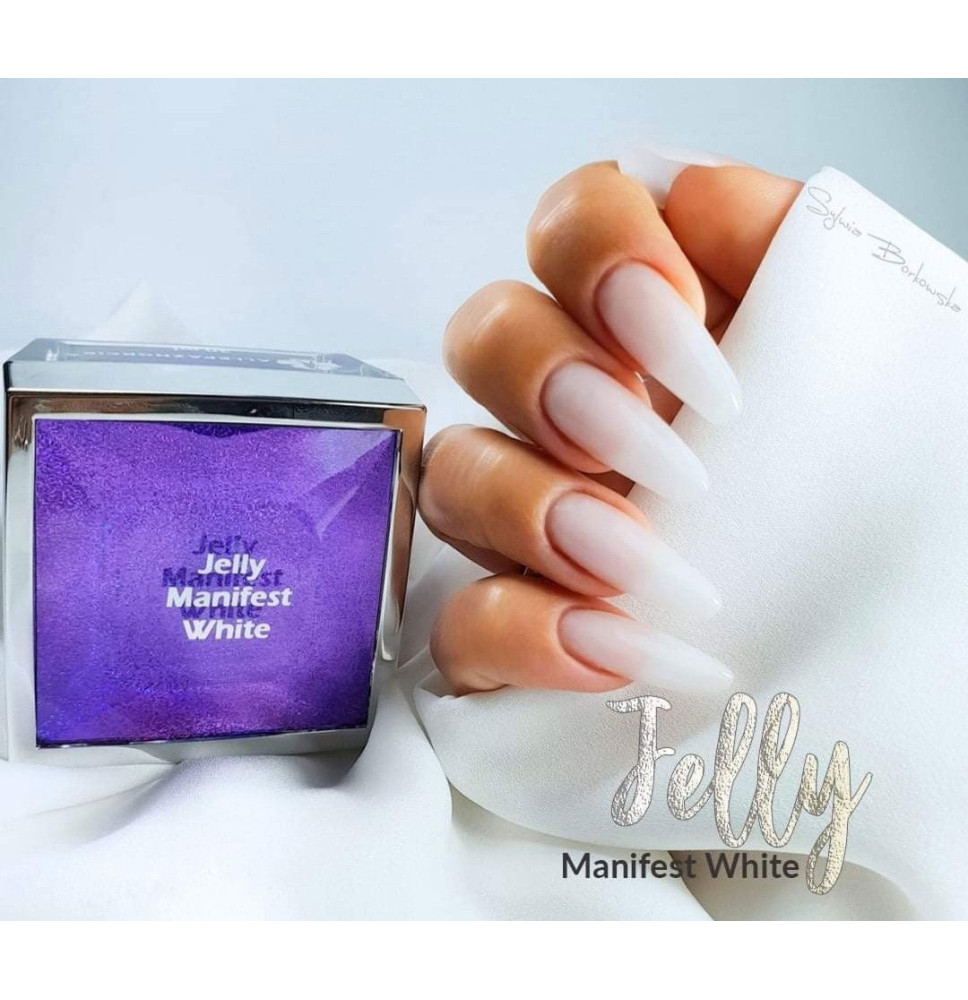 Stavebný uv gél Jelly Manifest White 15 ml