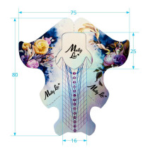 Šablóny na nechty Molly Lac Holo kvety 500ks