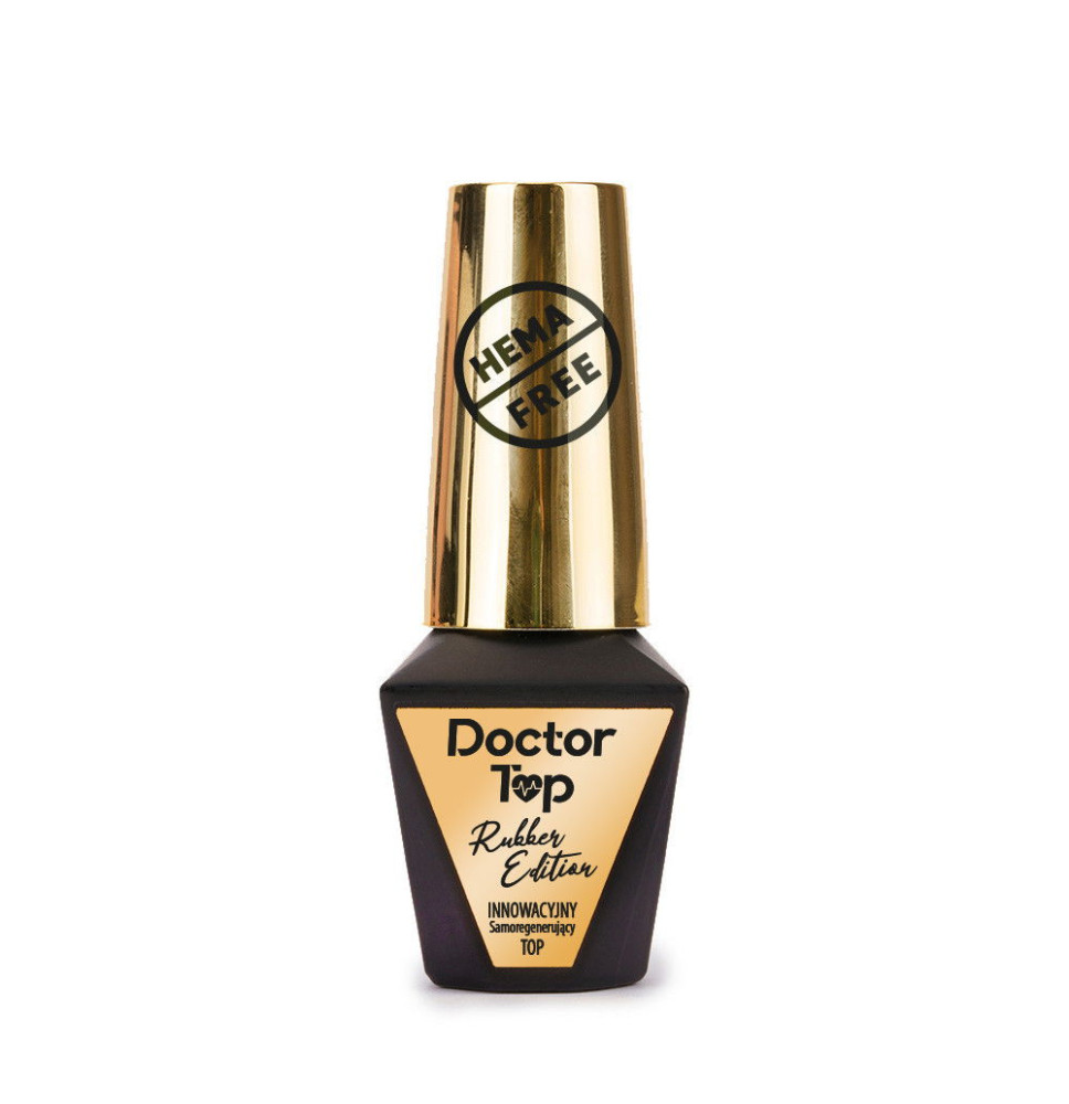 Molly Lac Rubber Doctor Top coat-bezvýpotkový 10 ml