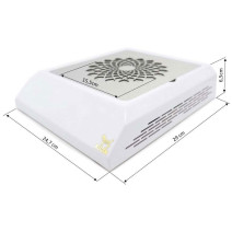 Luxusná stolová odsávačka prachu Zebra biela 90W