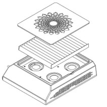 Luxusná stolová odsávačka prachu Zebra biela 90W