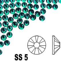 A La Swarovski SS 5 - Emerald 50 ks
