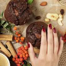 Semilac - gél lak 404 Black Beans Muffin 7ml