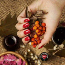 Semilac - gél lak 401 Raspberry Wine 7ml