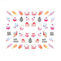 Vodonálepky s motívom MUFFIN BN-828