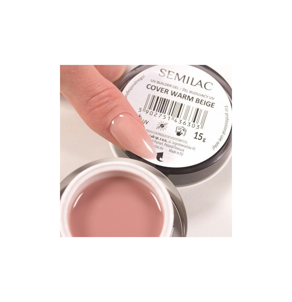 Semilac Builder Gel Cover Warm Beige
