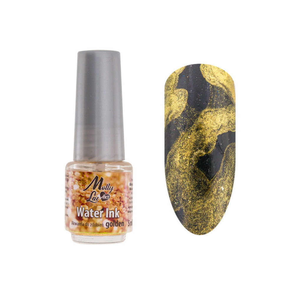 Water Ink Molly Lac Art Akvarelová Golden