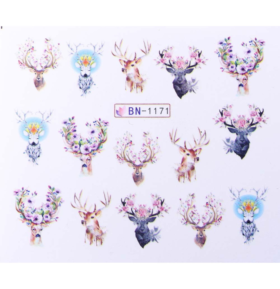 Vodonálepky s motívom jeleňa BN-1171