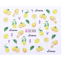 Vodonálepky s motívmi ovocia BN-840