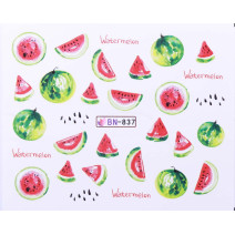 Vodonálepky s motívmi ovocia BN-837