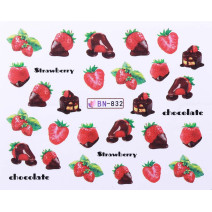 Vodonálepky s motívmi ovocia BN-832