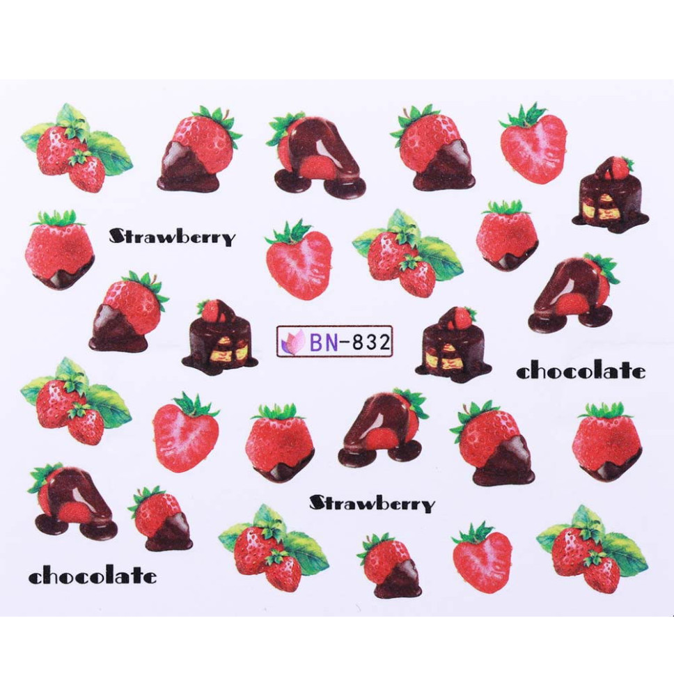 Vodonálepky s motívmi ovocia BN-832