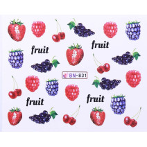 Vodonálepky s motívmi ovocia BN-831