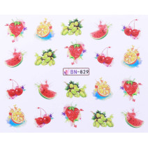 Vodonálepky s motívmi ovocia BN-829