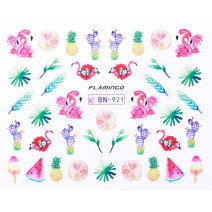 Vodonálepky s motívom plameniaka BN-921