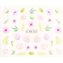 Vodonálepky s motívmi kvetov BN-927