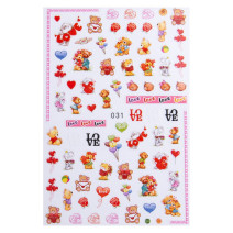 Nálepky na nechty Love 031