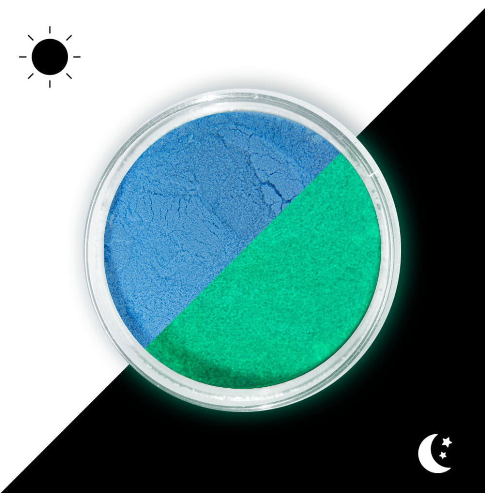 Prášok Lumino - svietiaci v tme 10