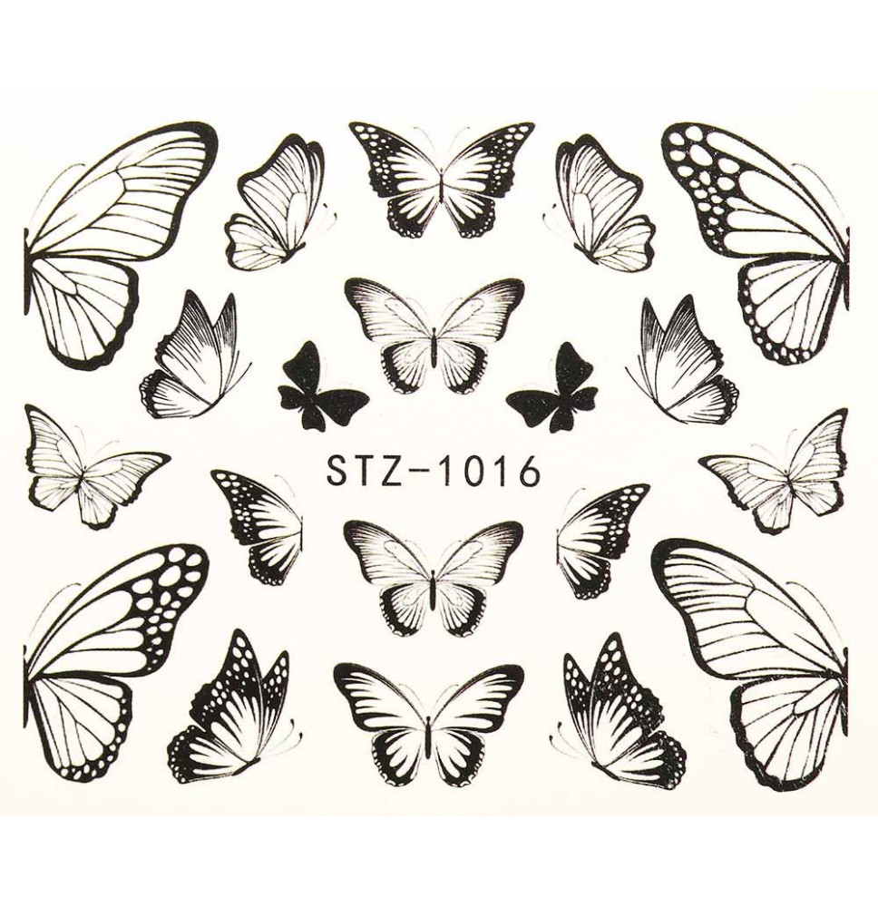 Vodonálepky na nechty STZ-1016