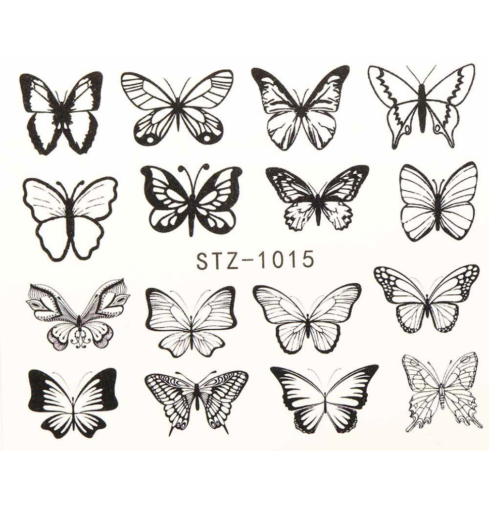 Vodonálepky na nechty STZ-1015