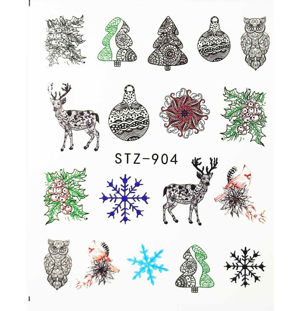 Vodonálepky na nechty STZ-904