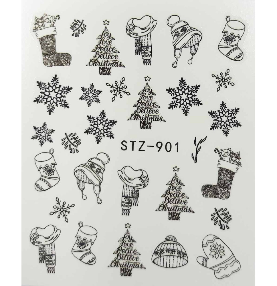 Vodonálepky na nechty STZ-901