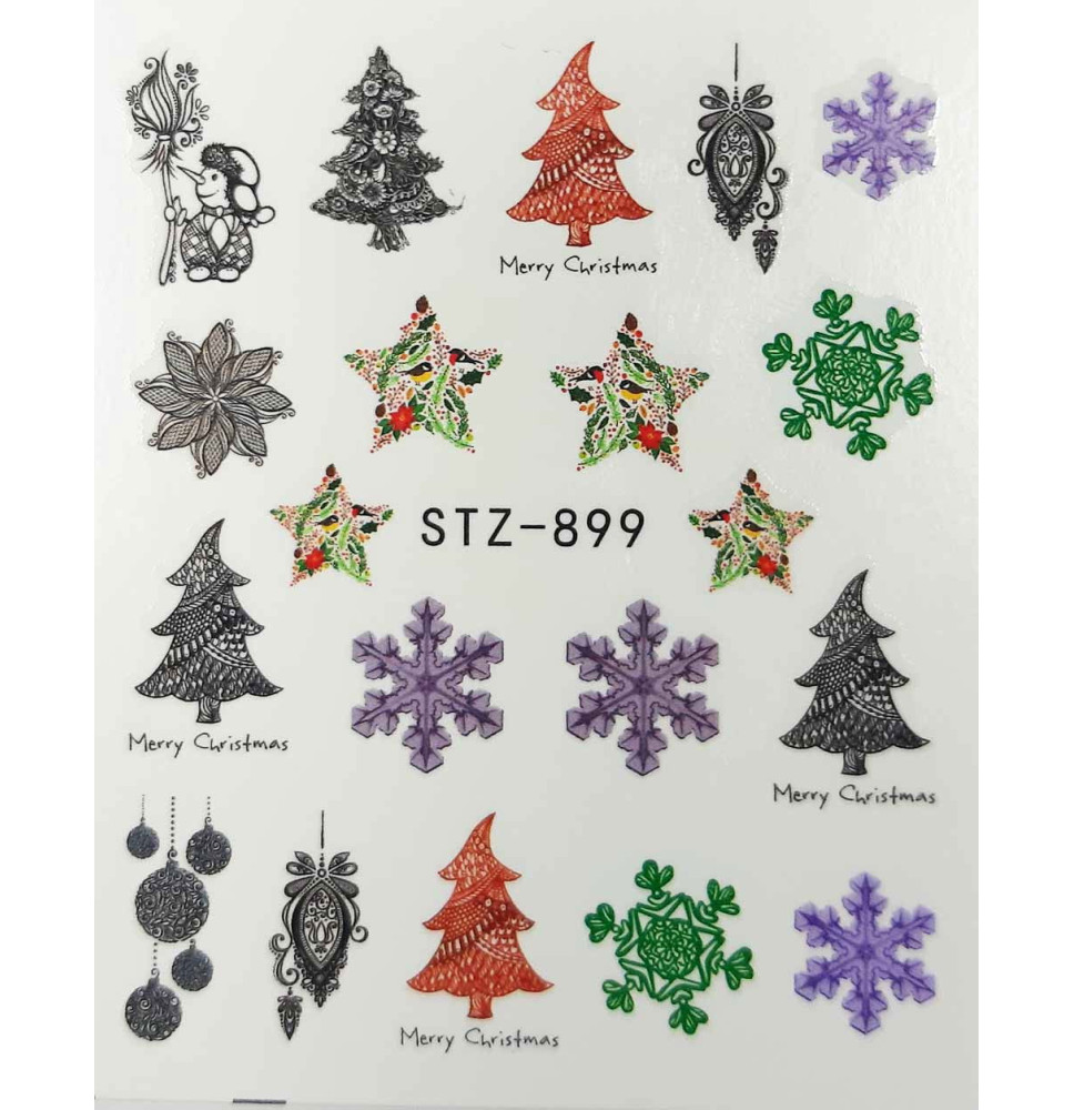 Vodonálepky na nechty STZ-899