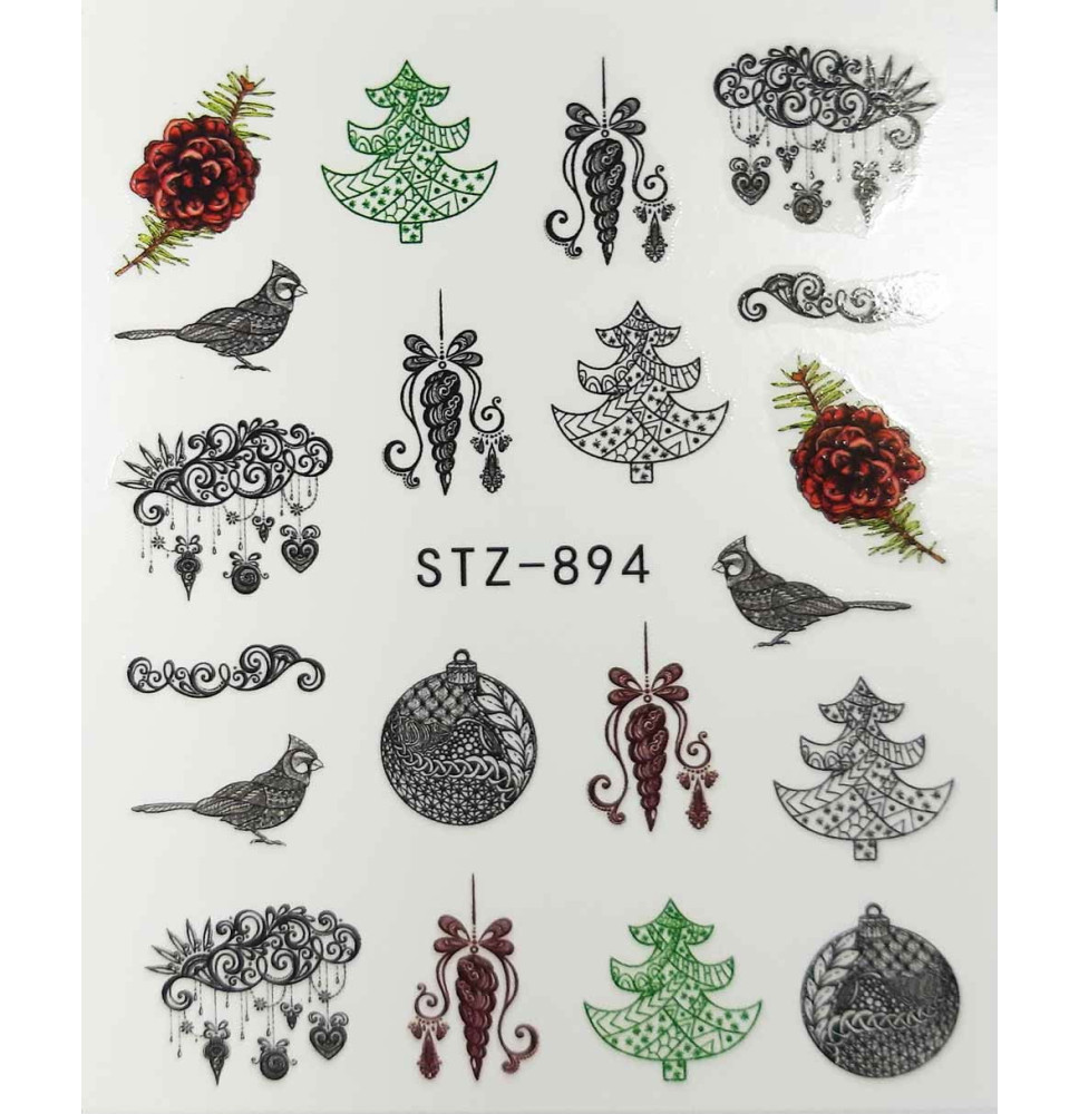 Vodonálepky na nechty STZ-894