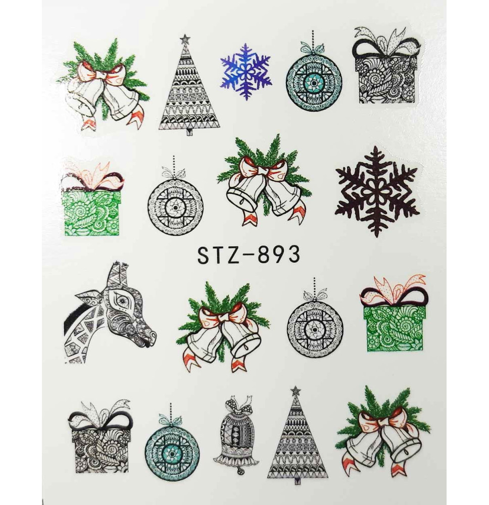 Vodonálepky na nechty STZ-893