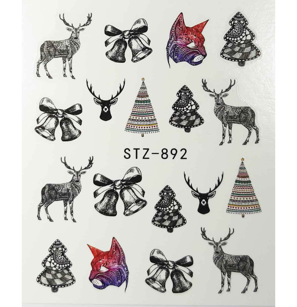 Vodonálepky na nechty STZ-892