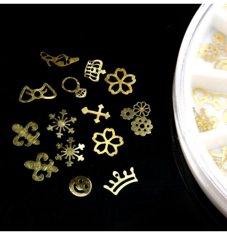 Sada vianočných ozdôb na nechty mix 14