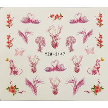 Vodonálepky na nechty YZW-3147