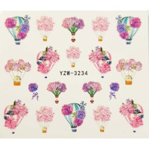 Vodonálepky na nechty YZW-3234