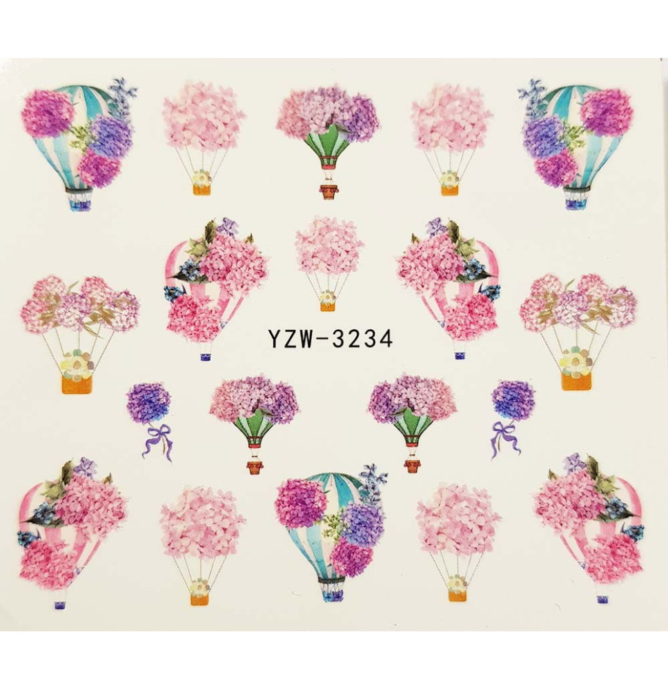 Vodonálepky na nechty YZW-3234