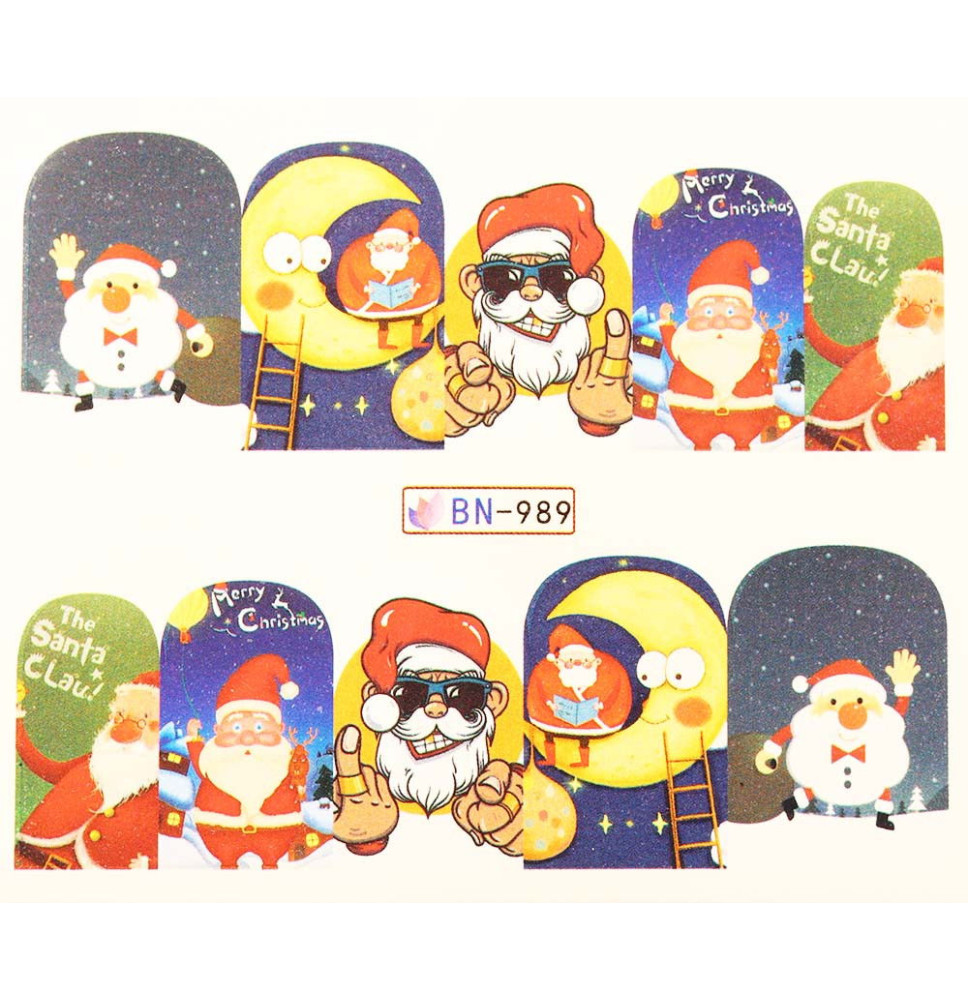 Vianočná vodolepka X-mas BN989